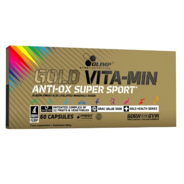 Olimp Gold Vita-Min Anti-OX Super Sport, 60 kapsułek