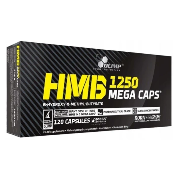Olimp HMB 1250 Mega Caps, 120 kapsułek