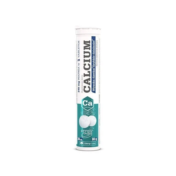 Olimp Labs, Calcium, 20 tabletek musujących