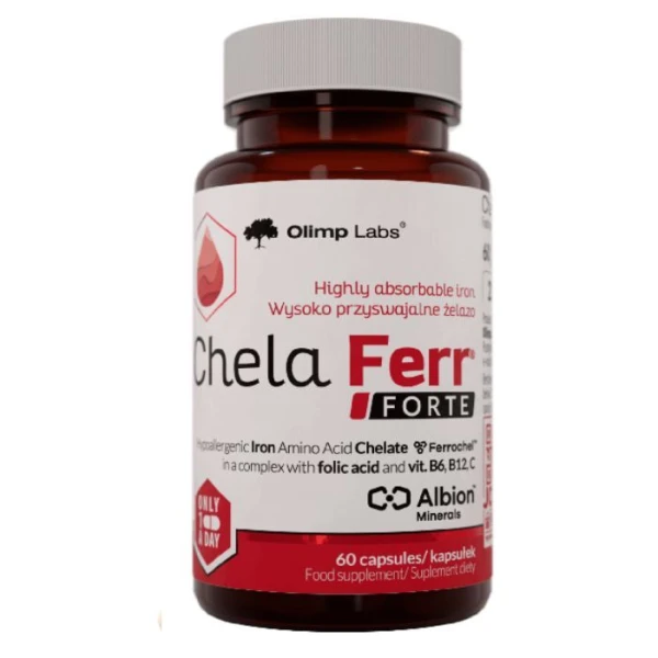 Olimp Labs, Chela-Ferr Forte, 60 kapsułek