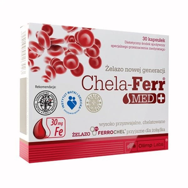 Olimp Labs, Chela-Ferr Med+, 30 kapsułek