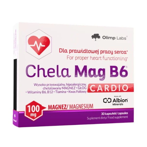 Olimp Labs, Chela-Mag B6 Cardio, 30 kapsułek