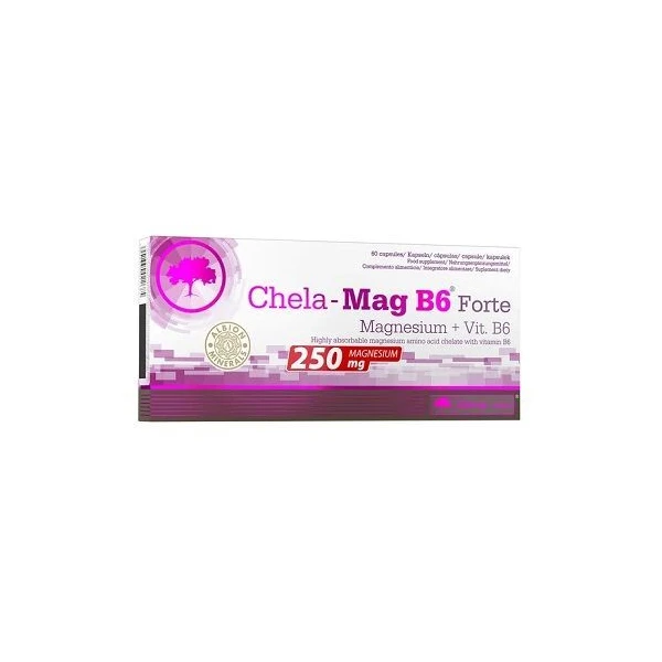 Olimp Labs, Chela-Mag B6 Forte, magnez + witamina B6, 60 kapsułek