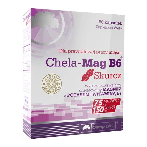 Olimp Labs, Chela-Mag B6 Skurcz, 60 kapsułek