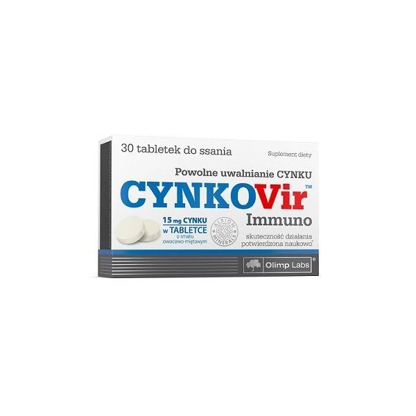 Olimp Labs, CynkoVir Immuno, 30 tabletek do ssania