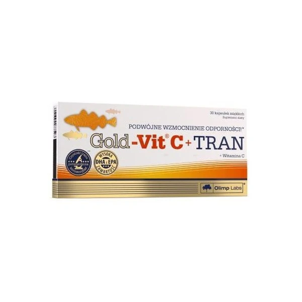 Olimp Labs, Gold-Vit C + Tran, 30 kapsułek