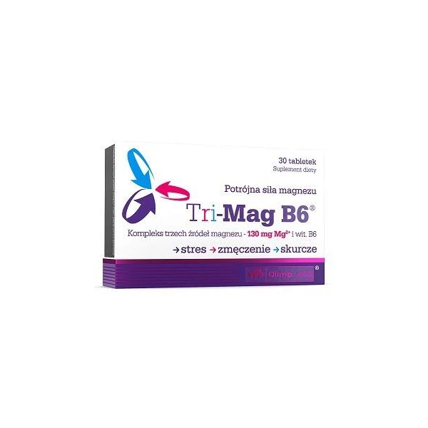 Olimp Labs, Tri-Mag B6, 30 tabletek