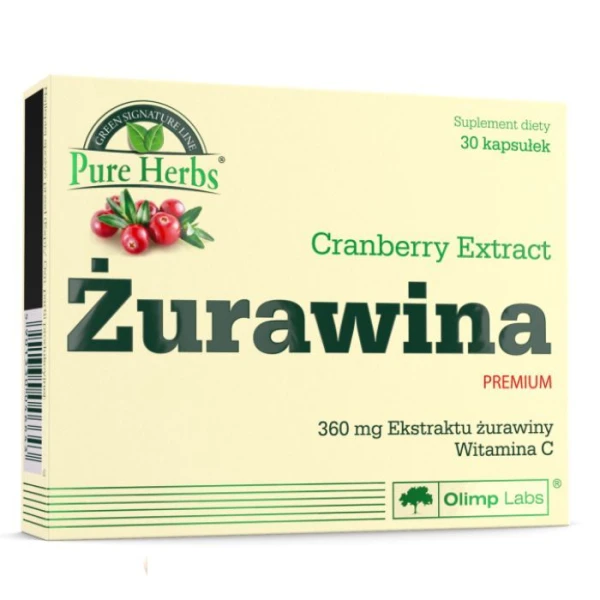 Olimp Labs, Żurawina Premium, 30 kapsułek