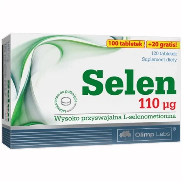Olimp Labs, Selen 110mcg, 120 tabletek