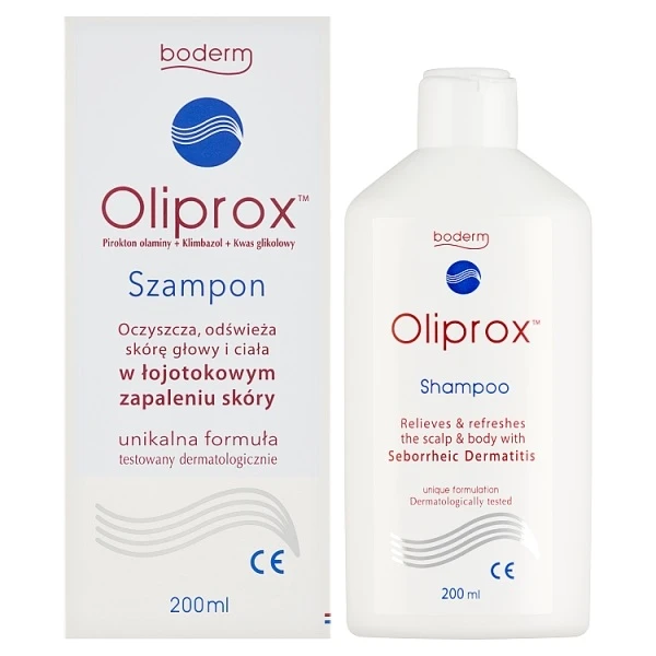 Oliprox, szampon do stosowania w łojotokowym zapaleniu skóry, 200ml