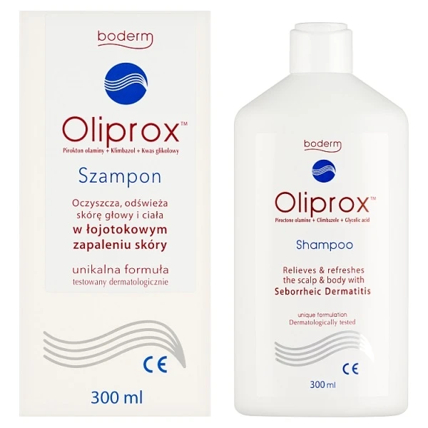 Oliprox, szampon do stosowania w łojotokowym zapaleniu skóry, 300ml