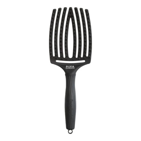 Olivia Garden, Fingerbrush Combo Large, szczotka do włosów z naturalnym włosiem z dzika, rozmiar L, 1 sztuka