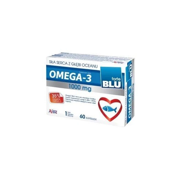 Omega-3 1000mg Blu Forte, 60 kapsułek