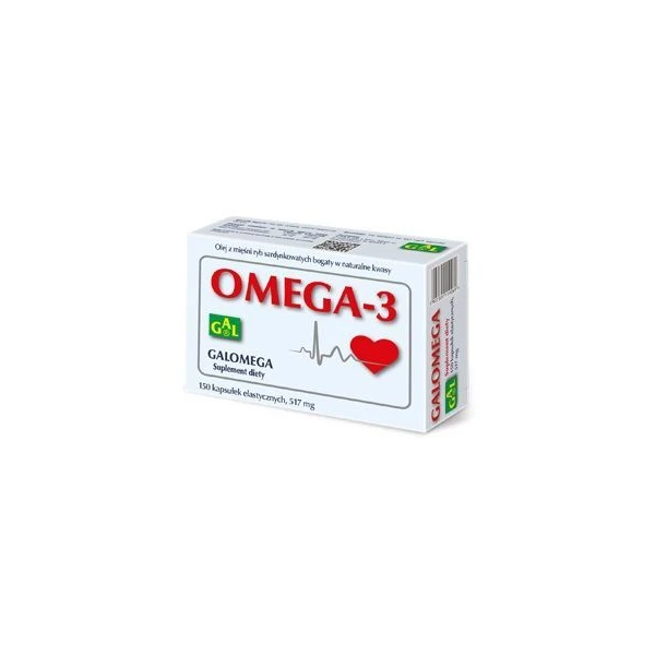Omega-3, Galomega, 150 kapsułek
