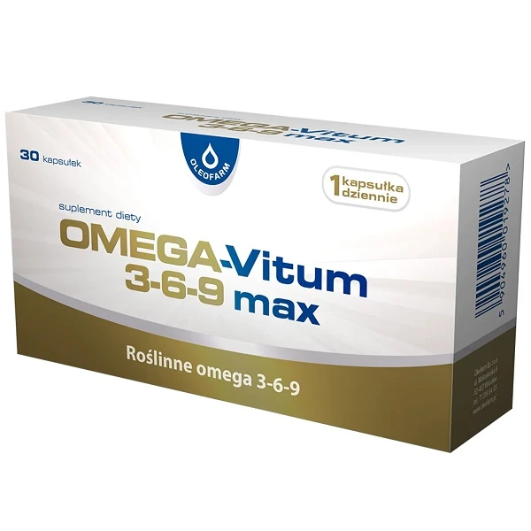 Omega-Vitum 3-6-9 Max, 30 kapsułek