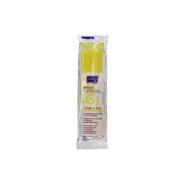 Opaska elastyczna, Matopat Universal, 12cmx5m, z zapinką, 1 sztuka