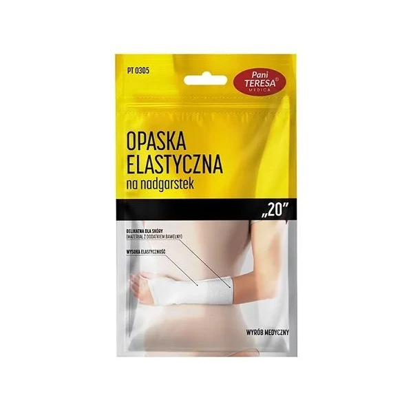 Opaska elastyczna na nadgarstek, Pani Teresa, rozmiar M, 1 sztuka