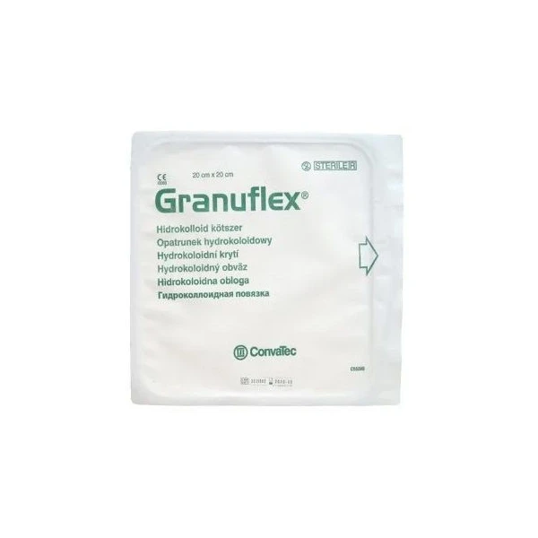 Opatrunek hydrokoloidowy, Granuflex, jałowy, 20cmx20cm, 1 sztuka