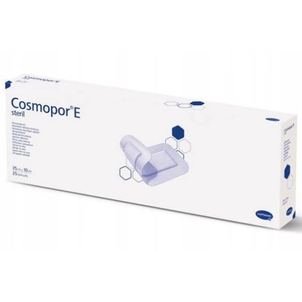 Opatrunek samoprzylepny, Cosmopor E, jałowy, 35cmx10cm, 25 sztuk