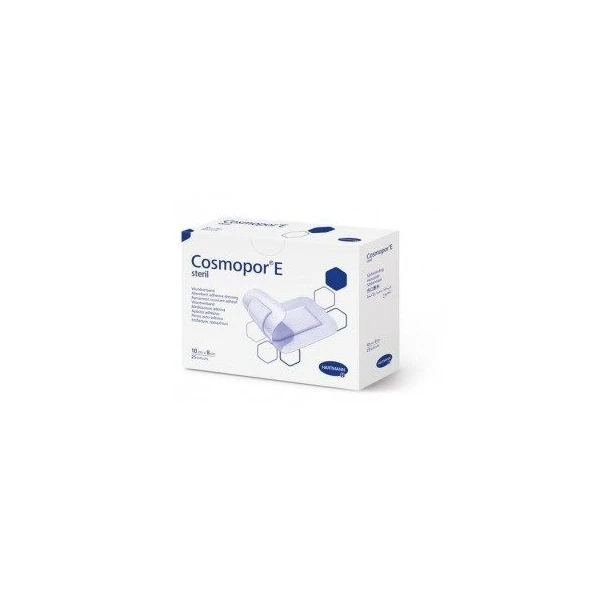 Opatrunek samoprzylepny, Cosmopor E steril, jałowy, 10cmx8cm, 25 sztuk
