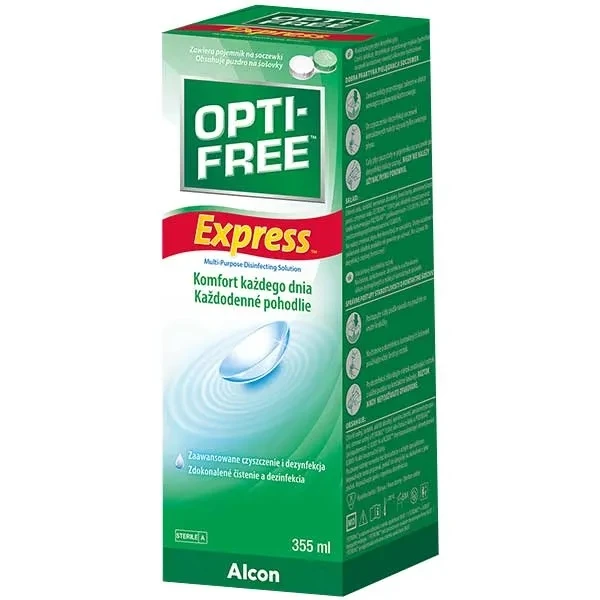 Opti-Free Express, płyn dezynfekcyjny do soczewek, 355ml