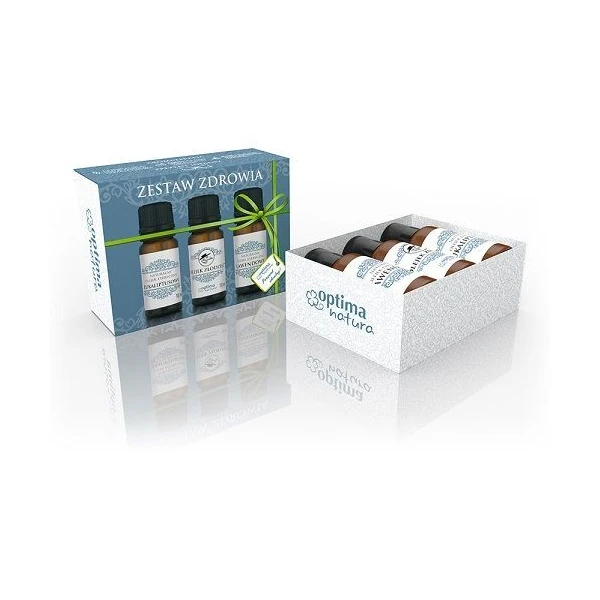 Optima Natura, Zestaw Zdrowia, olejek Złodziei, 10ml + olejek lawendowy, 10ml + olejek eukaliptusowy, 10ml