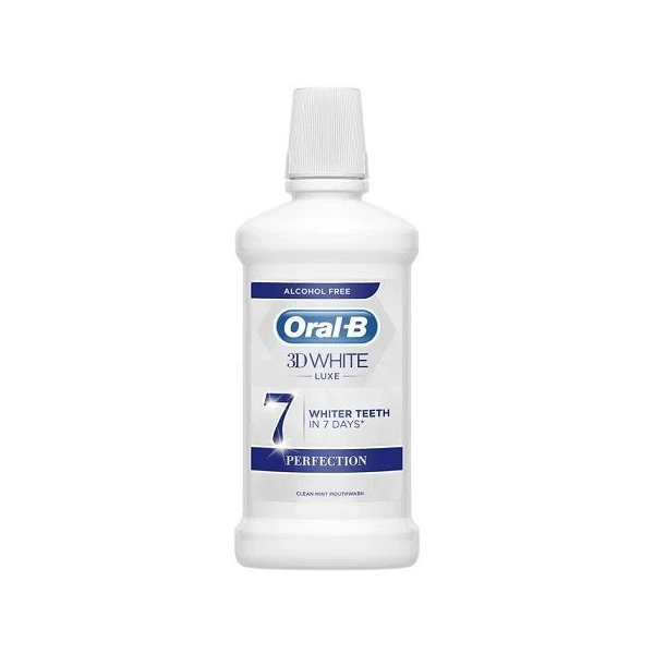 Oral-B 3D White Lux Perfection, płyn do płukania jamy ustnej, 500ml