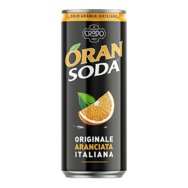 OranSoda, włoski napój gazowany, bezalkoholowy, Aranciata, 330ml