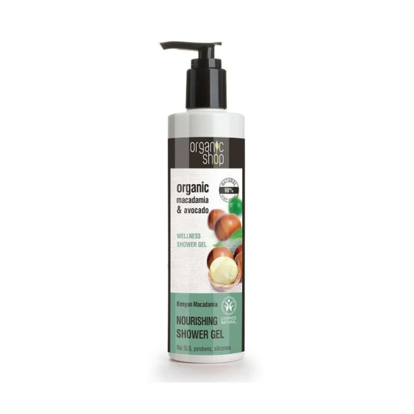 Organic Shop, Kenijska Makadamia, odżywczy żel pod prysznic, 280ml