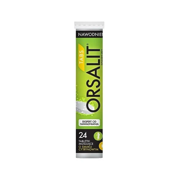 Orsalit Tabs, smak cytrynowy, 24 tabletki musujące