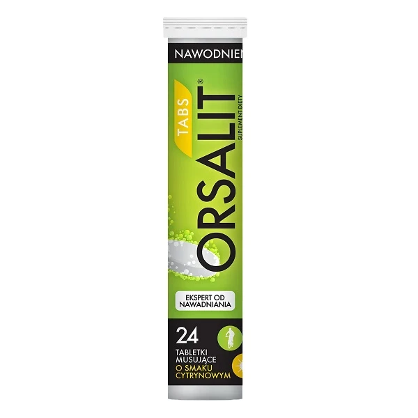 Orsalit Tabs, smak cytrynowy, 24 tabletki musujące