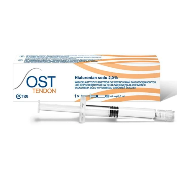 OST Tendon 2% (40mg/2ml), roztwór do wstrzykiwań, 1 ampułkostrzykawka