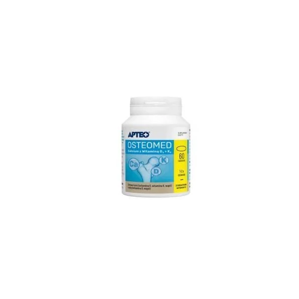 Osteomed Calcium z witaminą D, Apteo, 60 tabletek