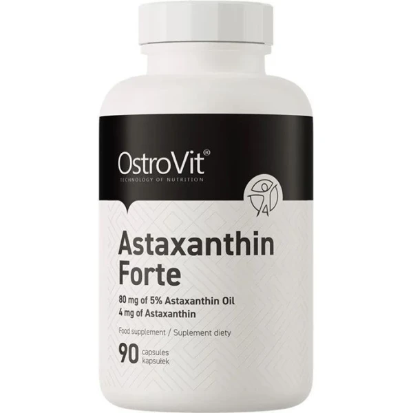 OstroVit, Astaxanthin Forte 80mg, 90 kapsułek