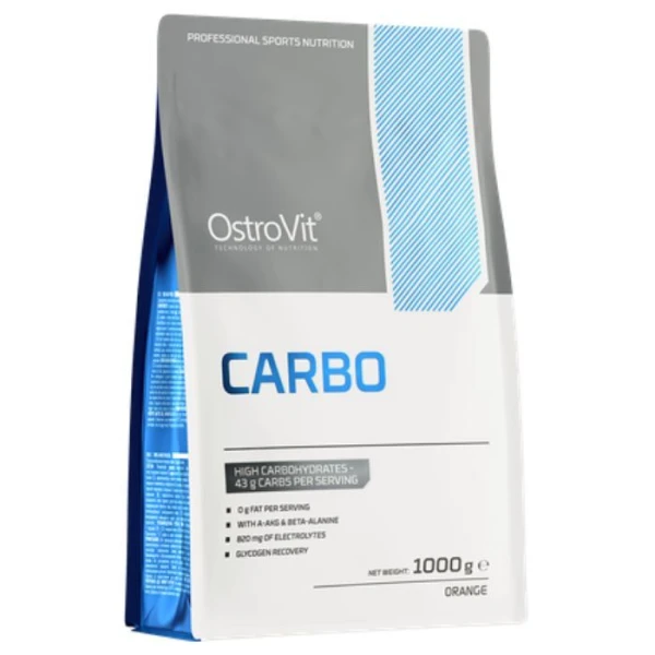 OstroVit, Carbo, proszek, smak pomarańczowy, 1000g