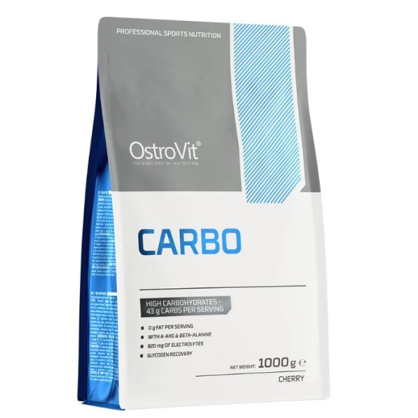 OstroVit, Carbo, proszek, smak wiśniowy, 1000g