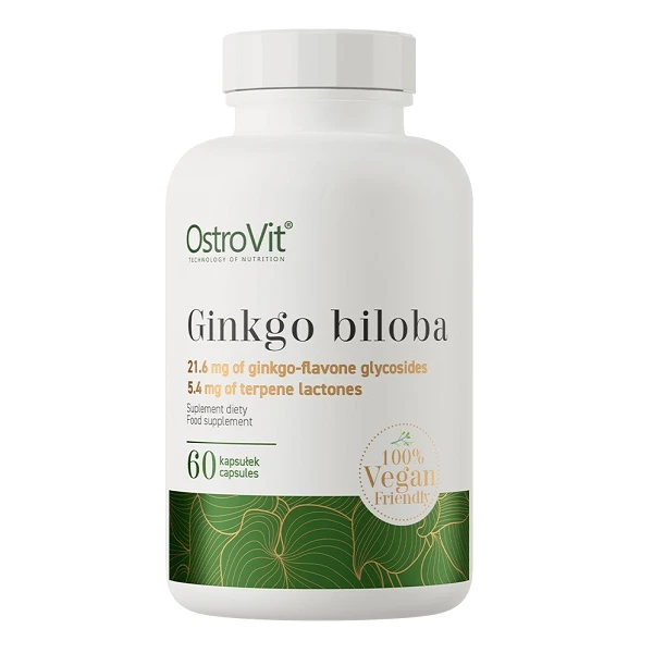 OstroVit, Ginkgo biloba, 60 kapsułek