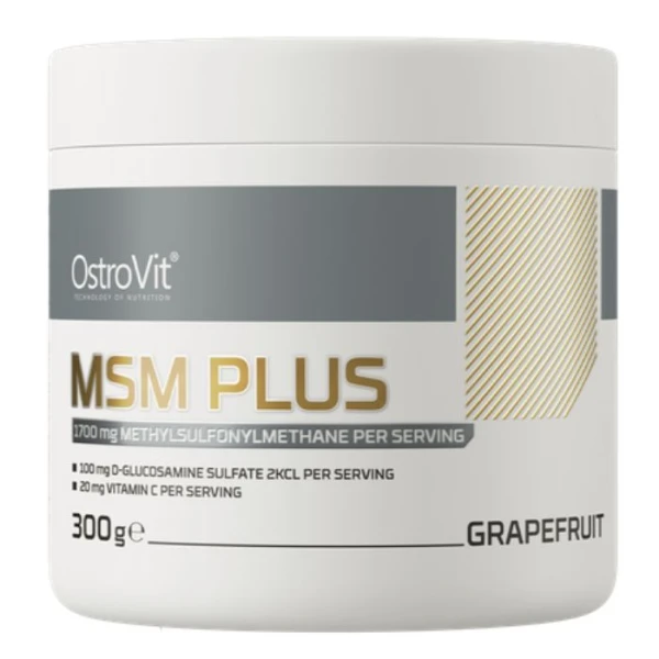 [DATA - 2026-10-30] OstroVit, MSM Plus, smak grejpfrutowy, 300g