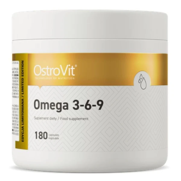 OstroVit, Omega 3-6-9, 180 kapsułek