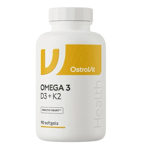 OstroVit, Omega 3 D3+K2, 90 kapsułek