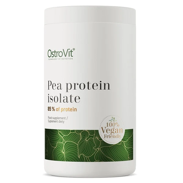 OstroVit Pea Protein Isolate, białko grochu, proszek, 480g