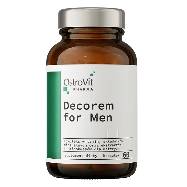 OstroVit Pharma, Decorem For Men, 60 kapsułek