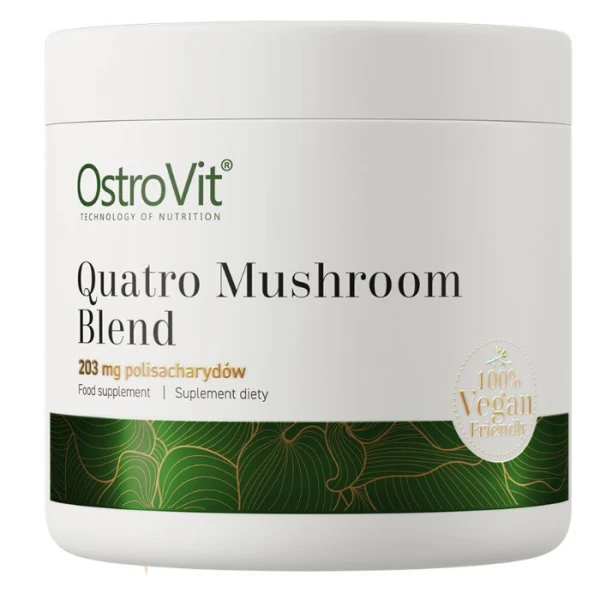 OstroVit, Quatro Mushroom Blend, proszek, 100g