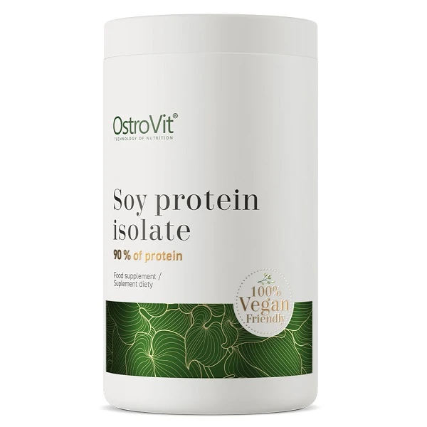 OstroVit Soy Protein Isolate, białko sojowe, proszek, 390g