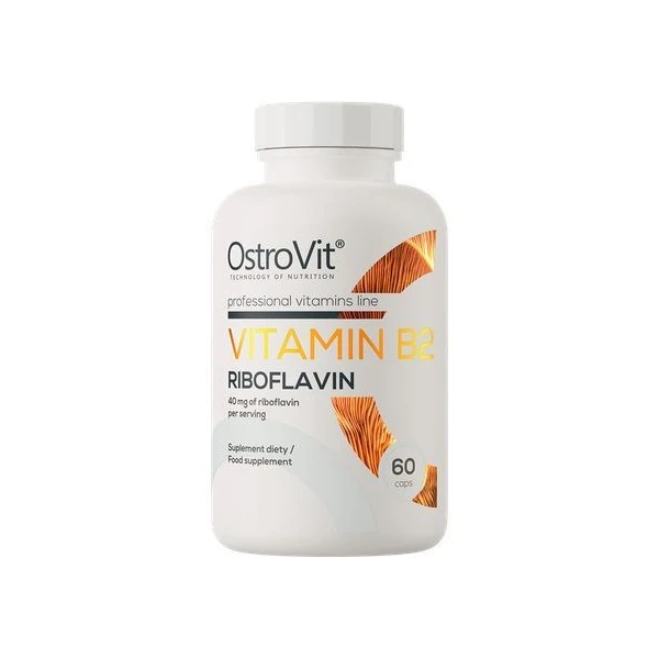 [DATA - 2026-09-24] OstroVit, Witamina B2 - ryboflawina, 60 kapsułek