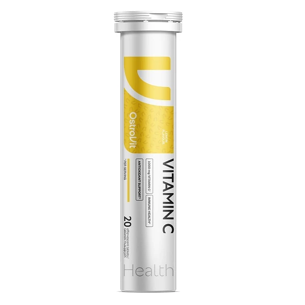 OstroVit, Witamina C 1000mg, smak cytrynowy, 20 tabletek musujących