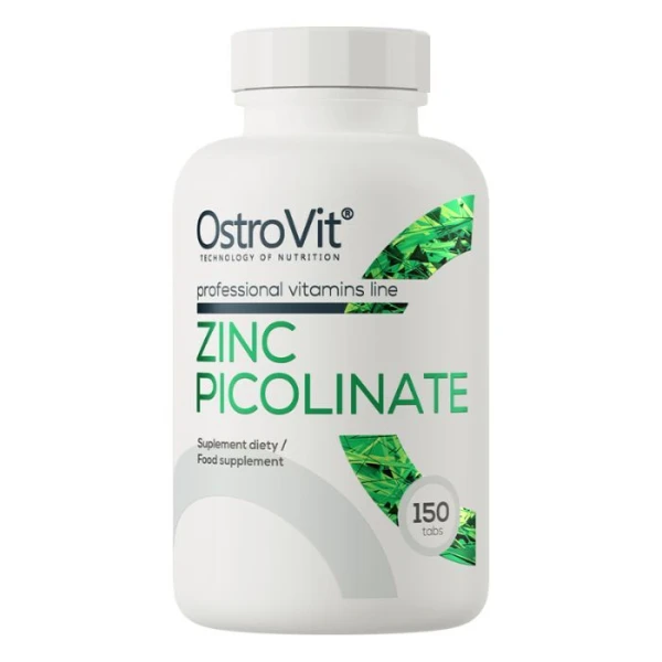 OstroVit, Zinc Picolinate, 150 tabletek