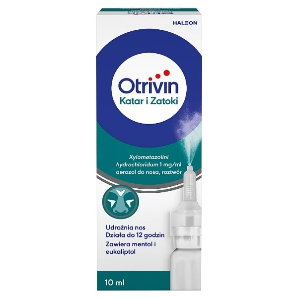 Otrivin Katar i Zatoki 1mg/ml, aerozol do nosa, 10ml