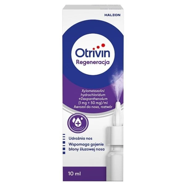 Otrivin Regeneracja (1mg+50mg)/ml, aerozol do nosa, 10ml