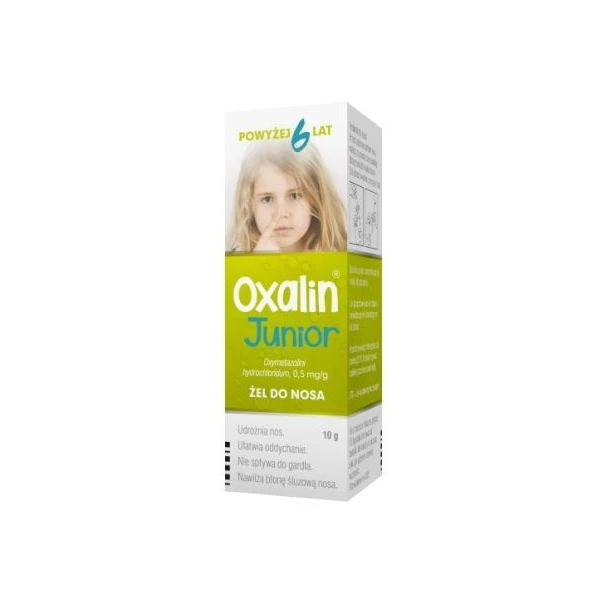 Oxalin Junior 0,5mg/g, żel do nosa, po 6 roku życia, 10g